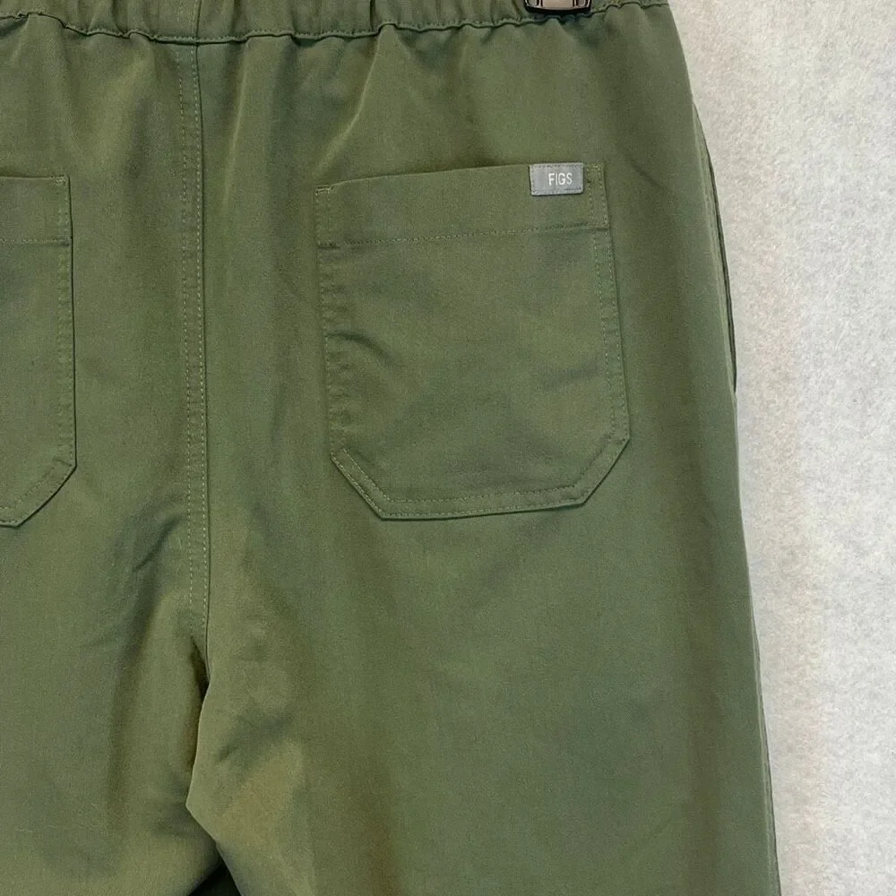 Men's Olive Green Drawstring Pants